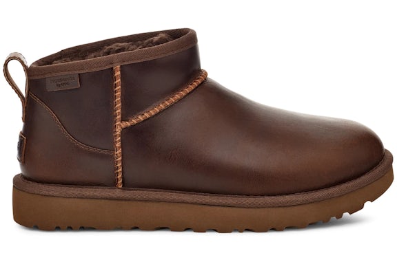 UGG Classic Ultra Mini LTHR Regen Boot - Ironwood (Women's)